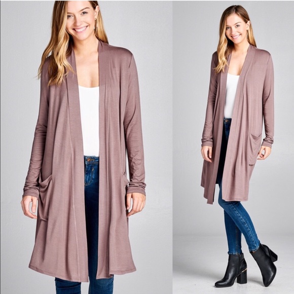 Active USA Sweaters - 30% OFF 2/MORE M,L Super Soft Mocha Cardigan